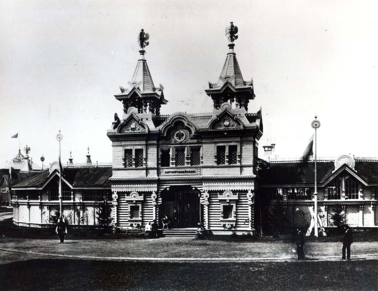 Pavillonen for velgørende institutioner, all-russisk udstilling af industri og kunst, Nizhny Novgorod, 1896 af Russian Photographer