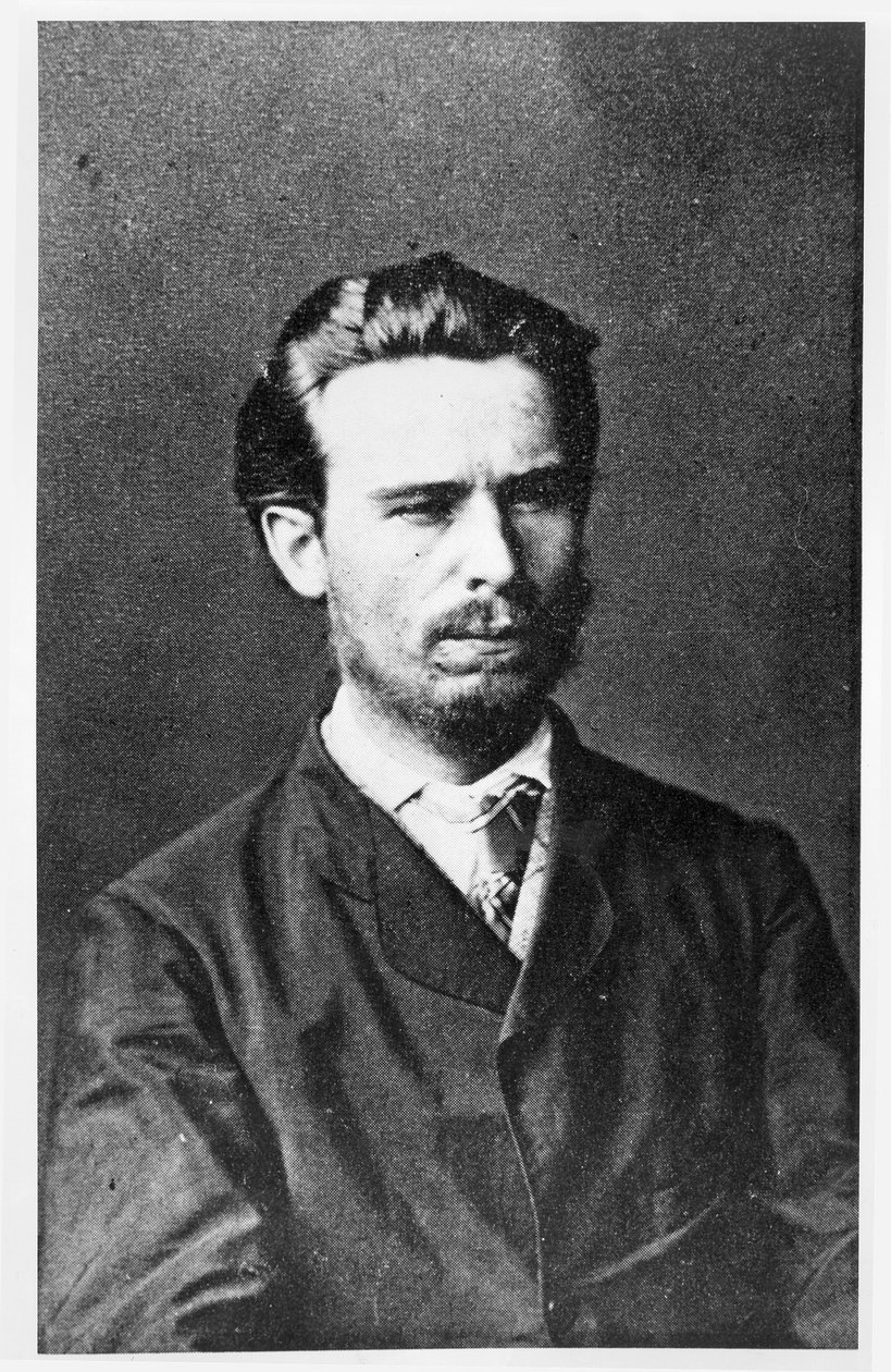 Portræt af Sergei Nechaev (1847-82) af Russian Photographer