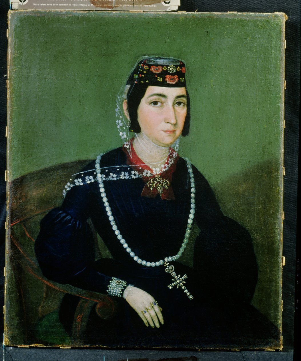 Portræt af prinsesse Salome Chavchavadze af Russian School