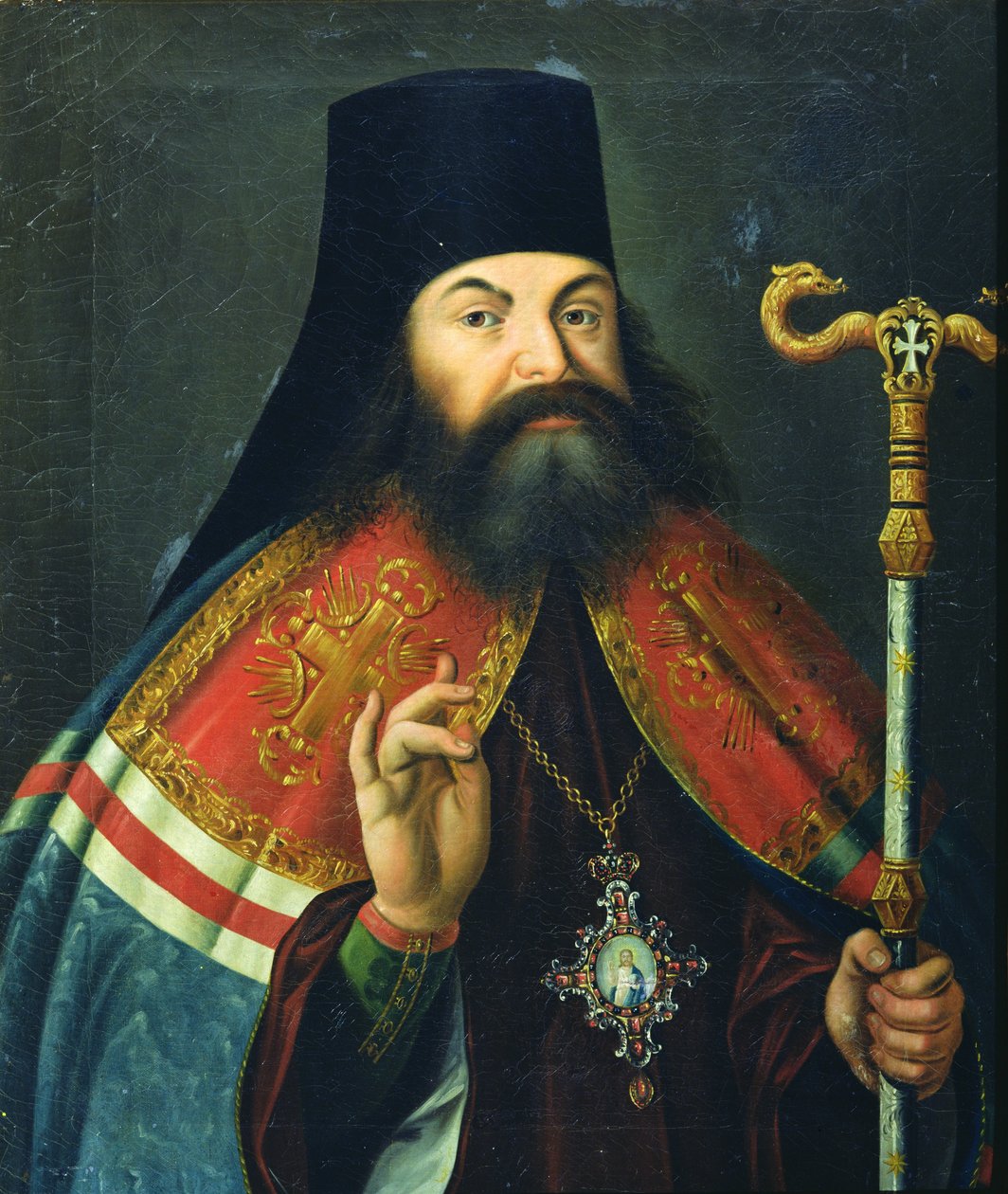 Portræt af Theofan Prokopovich (1681-1736) af Russian School