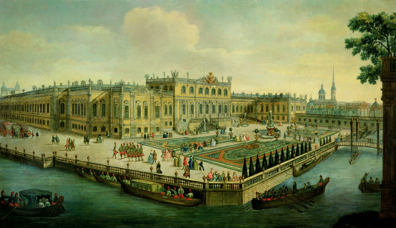 Sommerpaladset, St. Petersborg (se også 88774) af Russian School