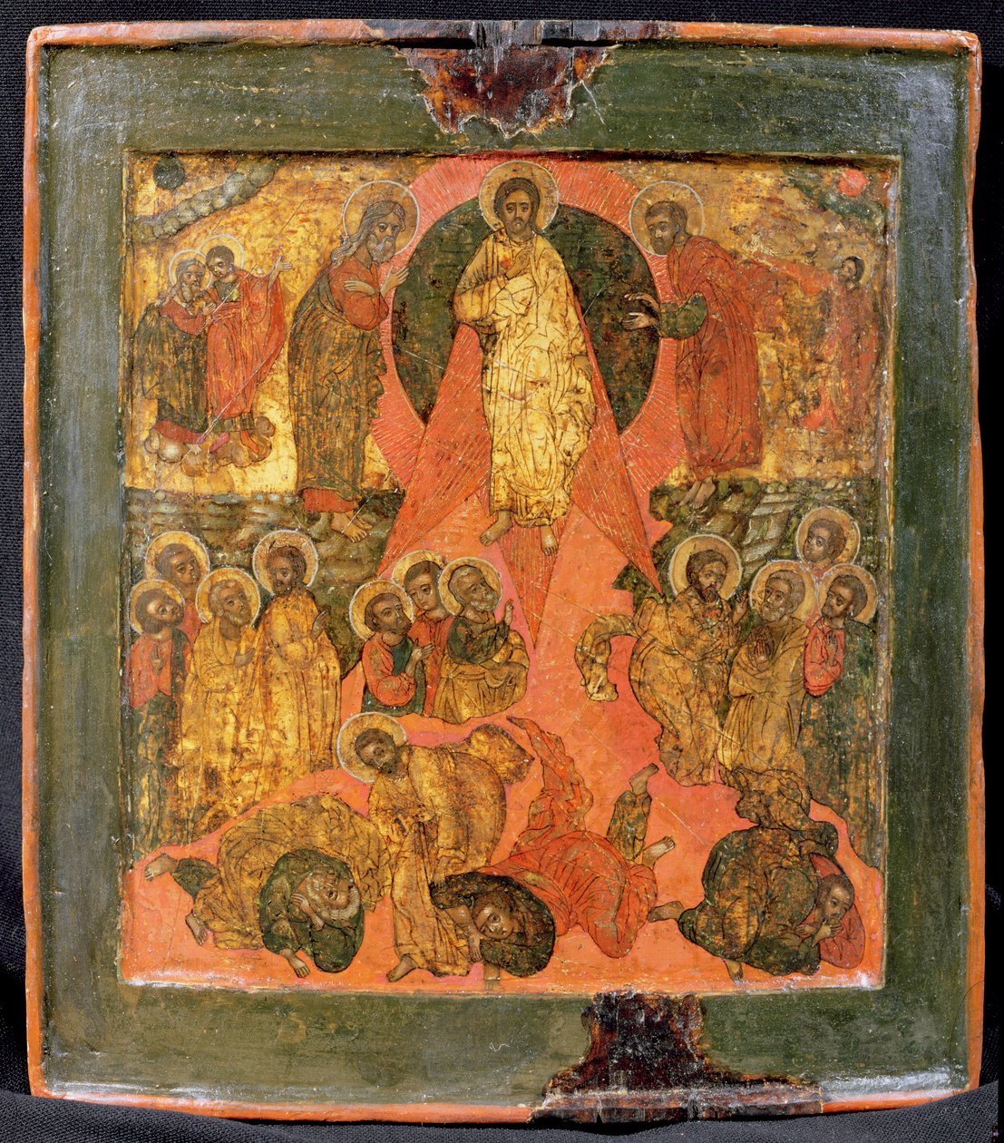 Transfigurationen (tempera på panelet) af Russian School