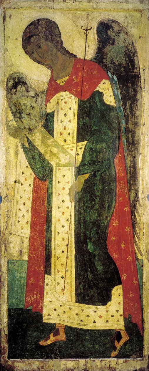 Ærkeenglen Gabriel, 1408. af Russian icon.