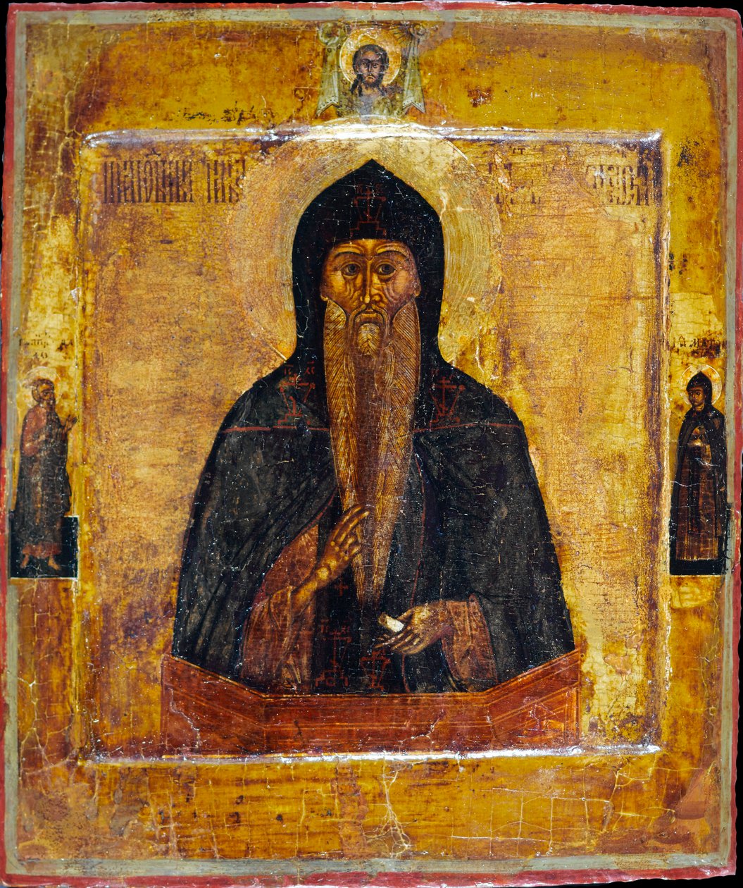 Ærværdige Nikita Stylites af Pereyaslavl. af Russian icon.
