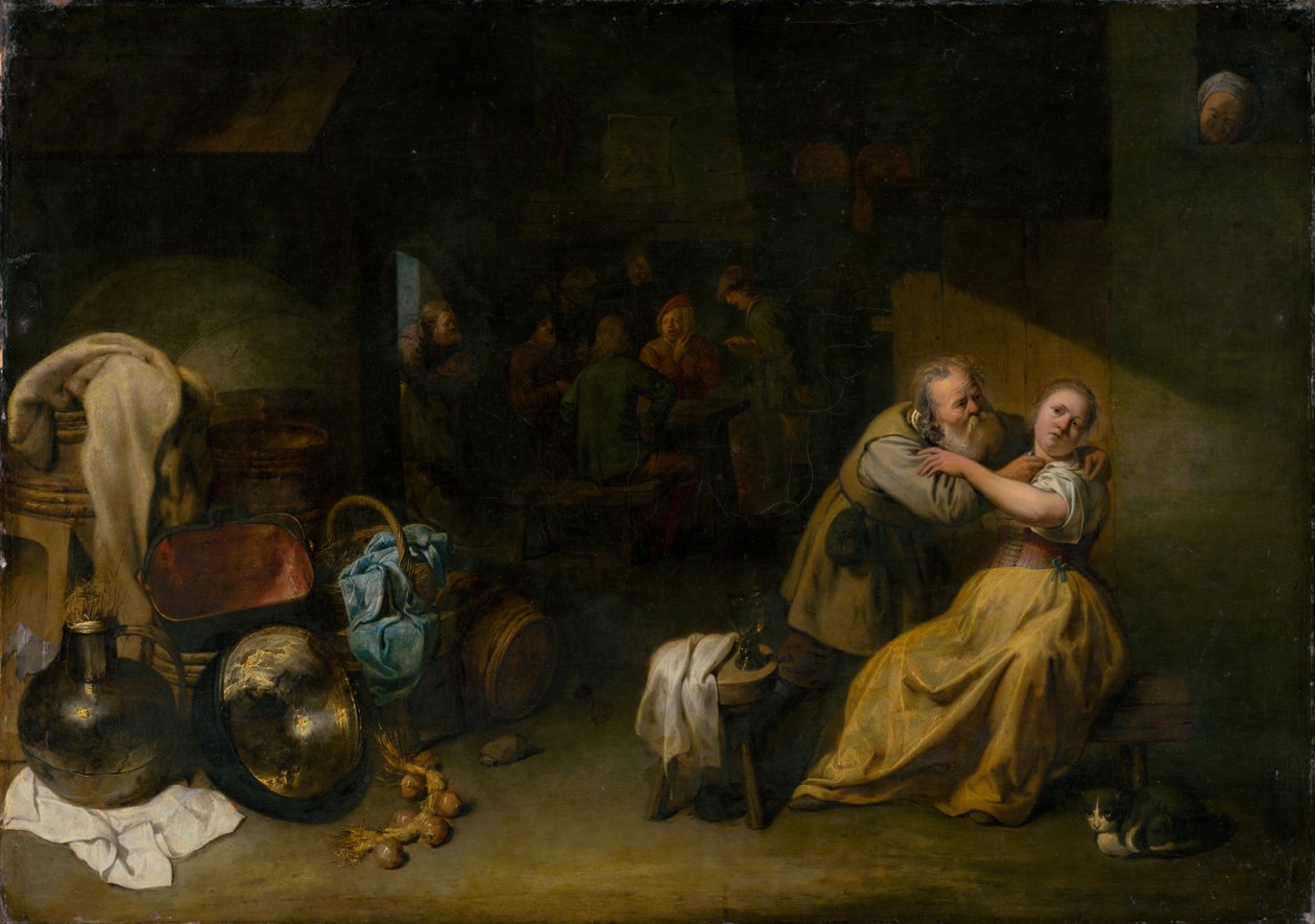 Værtshusscene, 1652. af Ryckaert