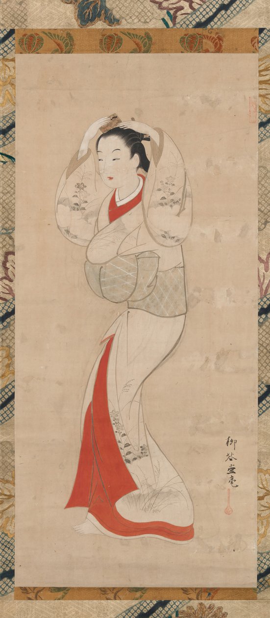 Stående kvinde, 1740