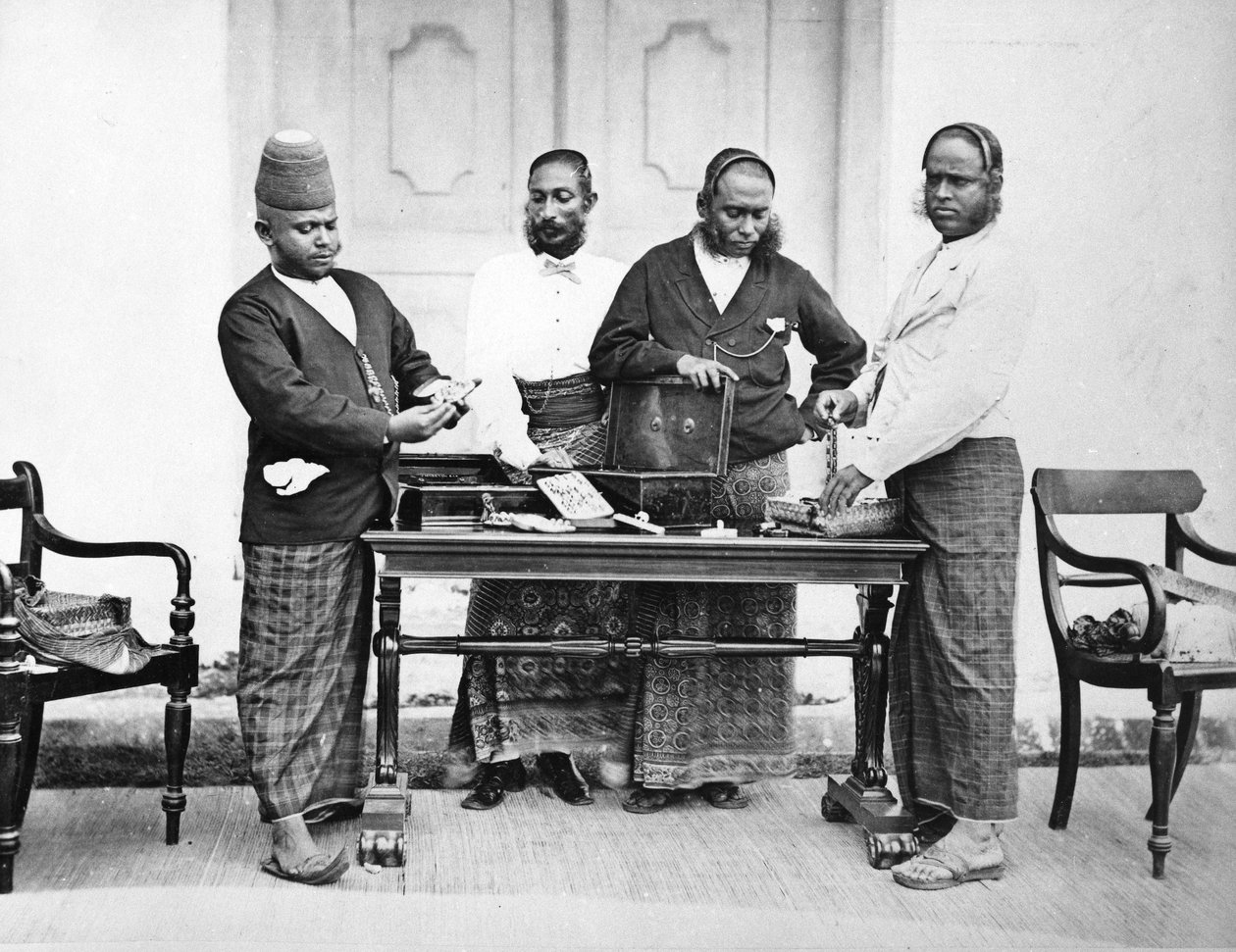 Juvelerer i Galle, ca. 1872 af S. and Shepherd, C. Bourne