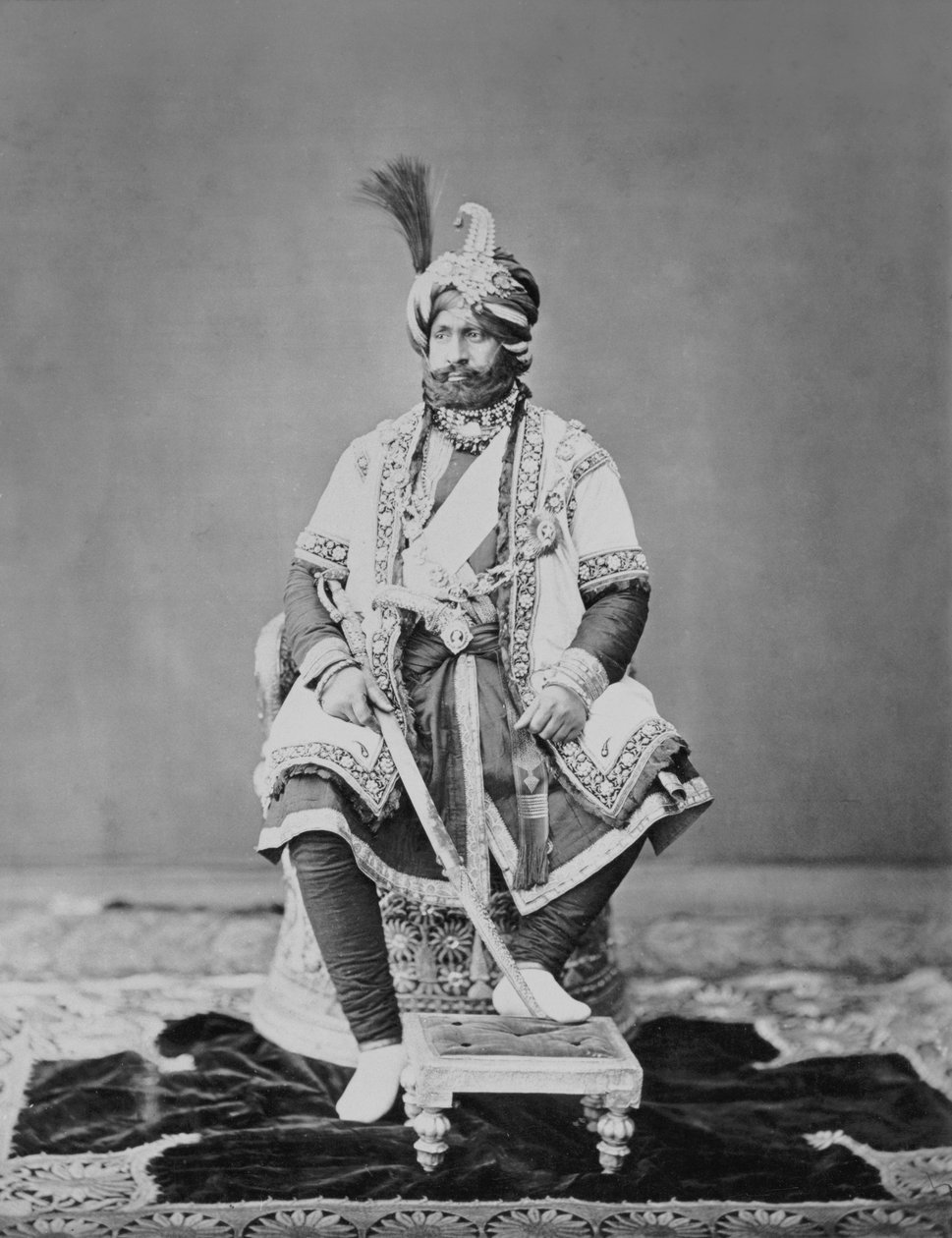 Maharaja af Jammu og Kashmir, 1877 af S. and Shepherd, C. Bourne