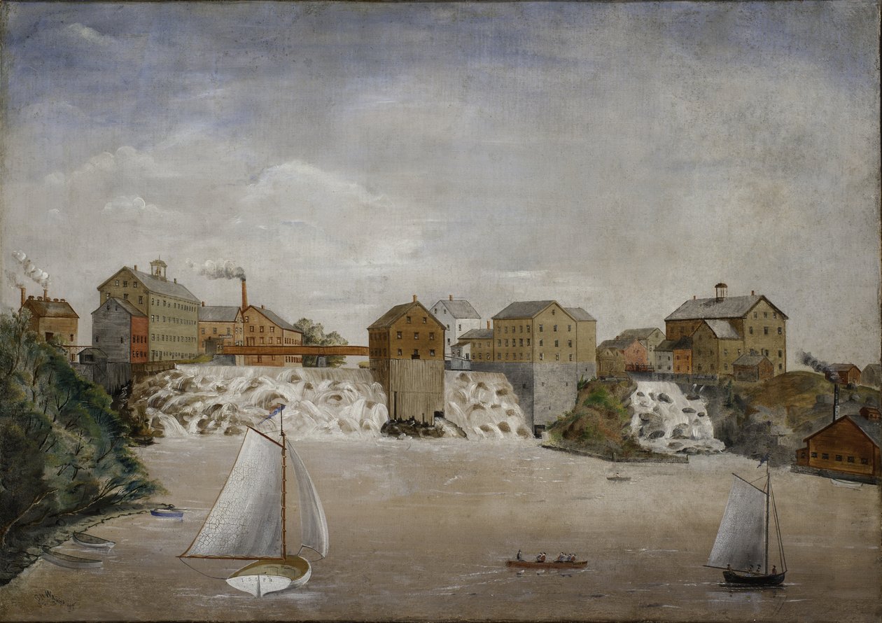 Falls of Vergennes, c.1875-76 af S. H. Washburn
