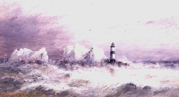 The Needles, Isle of Wight (bræt) af S.L. Kilpack