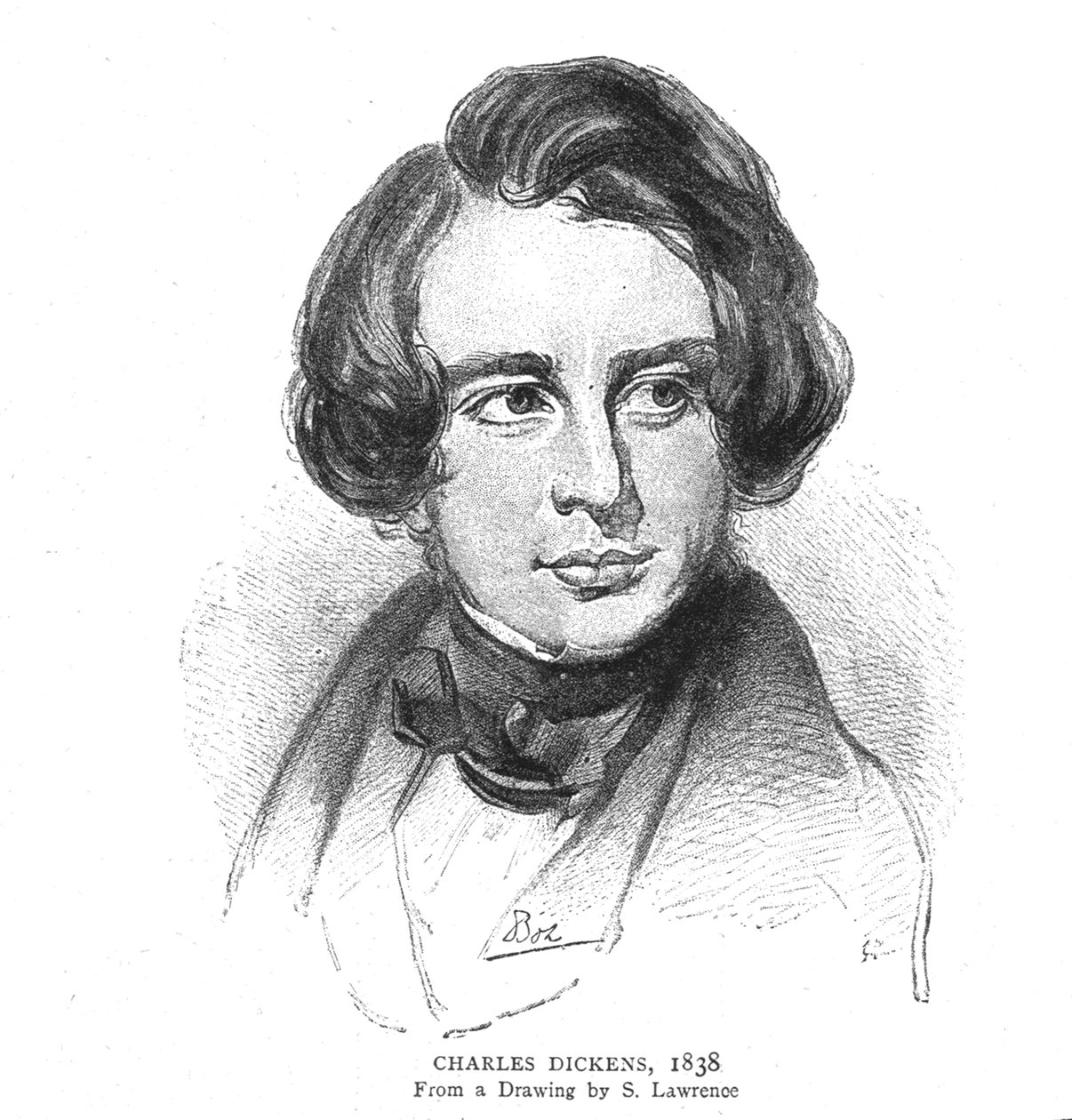 Charles Dickens, 1838 af S. Lawrence
