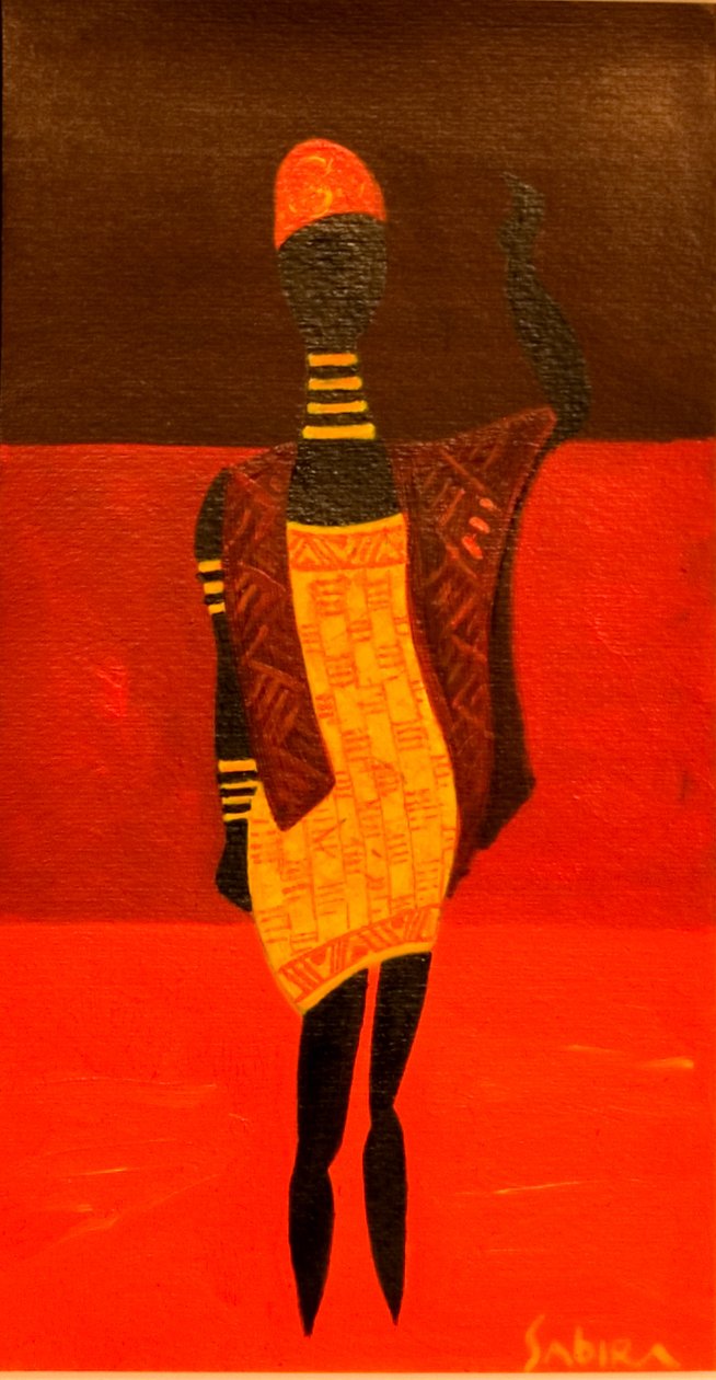 Jambo, 2007 (gouache og akryl) af Sabira Manek
