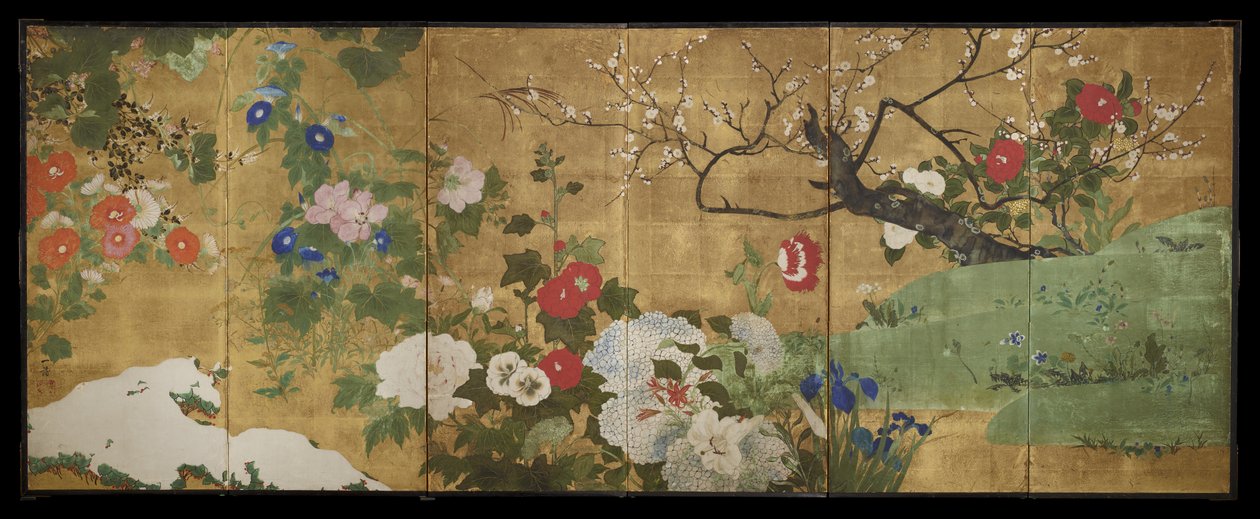 Blomster af de fire årstider af Saito Ippo