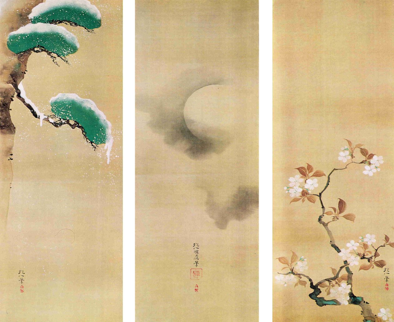 Rul malerier af Sakai Hoitsu