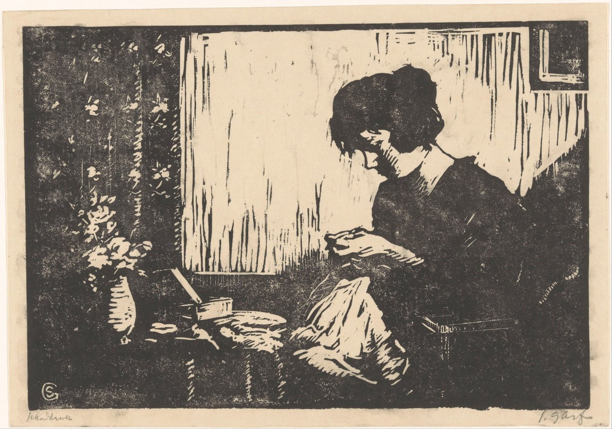 sy kvinde af Salomon Garf (signed by artist)