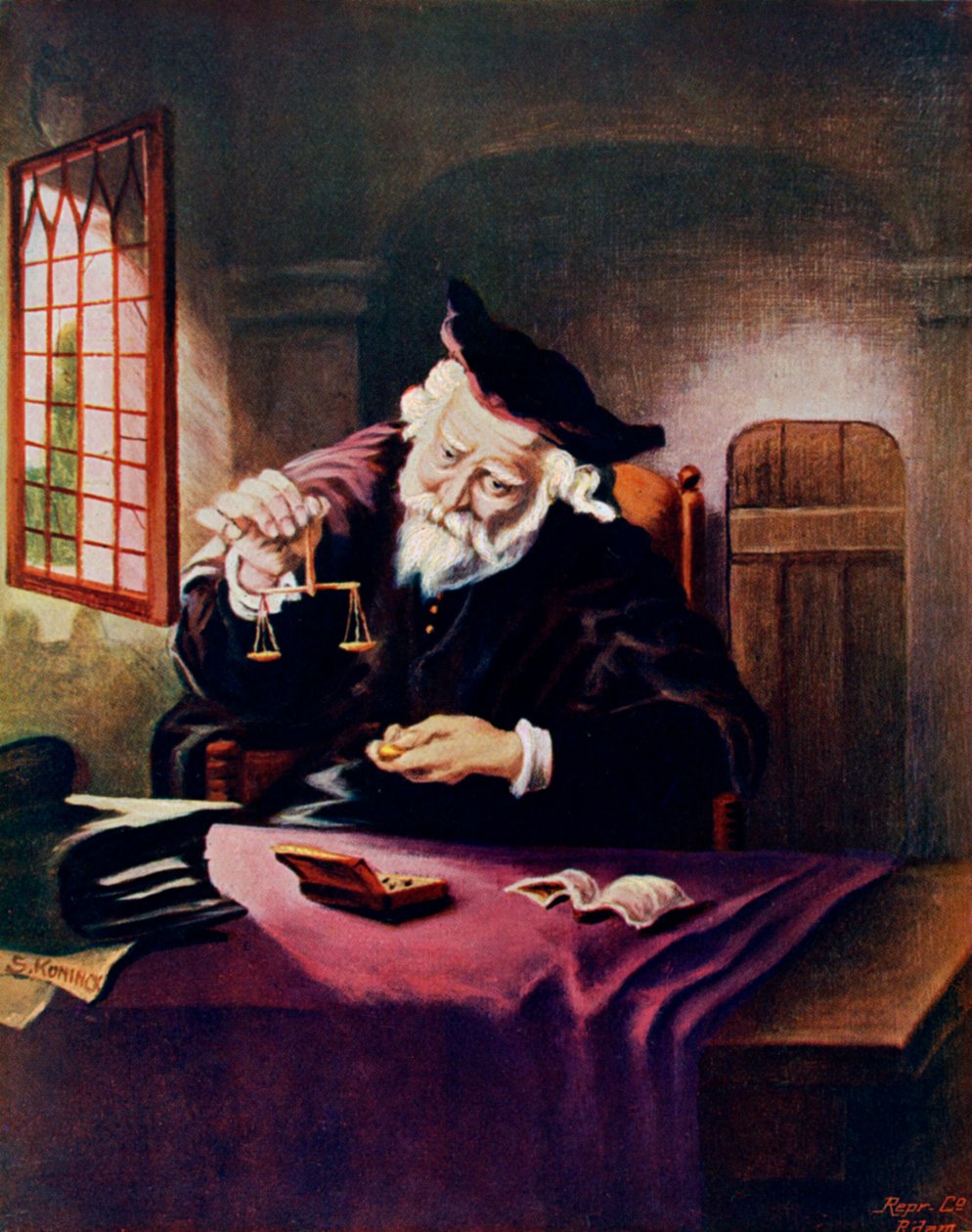 Guldvejeren, 1908-1909. af Salomon Koninck