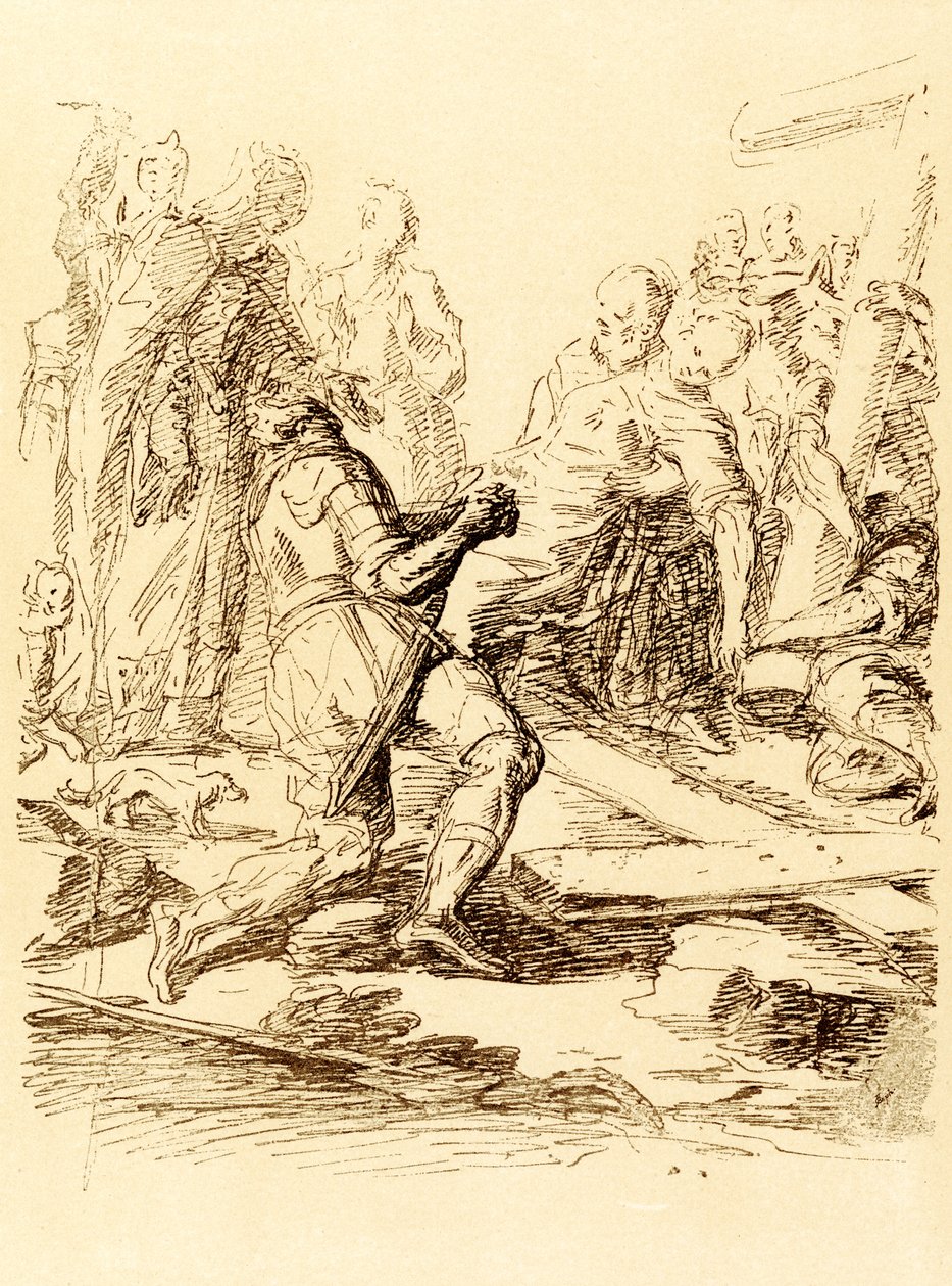 Fund af korset af Salvator Rosa