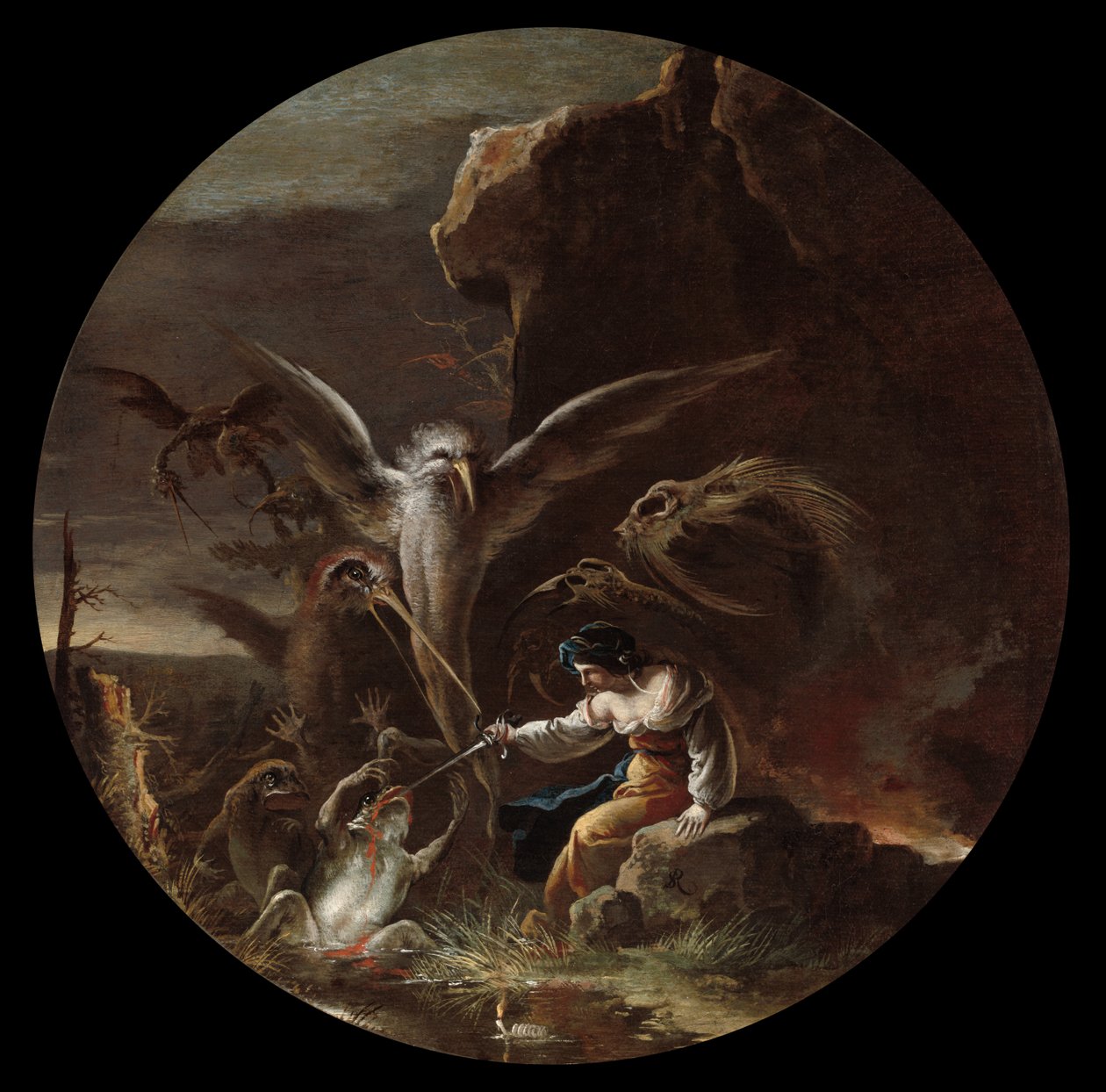 Heksescener: Morgen af Salvator Rosa