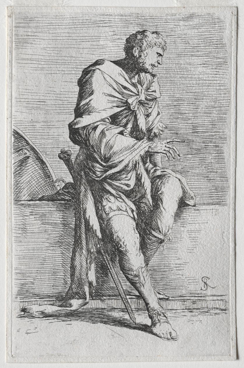 Figurserien: Figurina, 1656-57. af Salvator Rosa