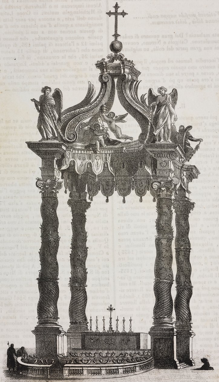 Sankt Peters Baldakin (ciborium) af Salvatore Puglia