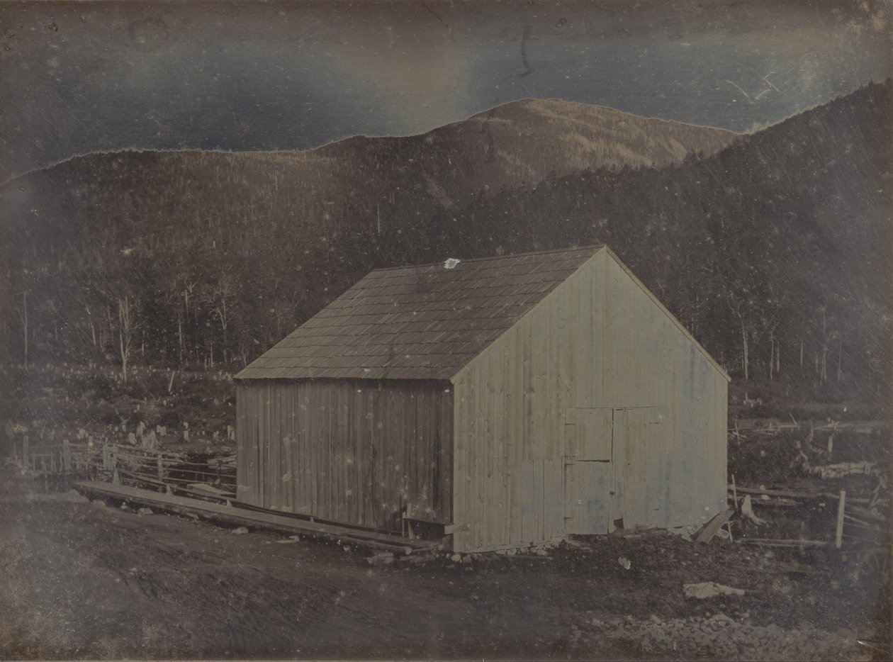 Udsigt over en laden i New Hampshire af Samuel A. Bemis
