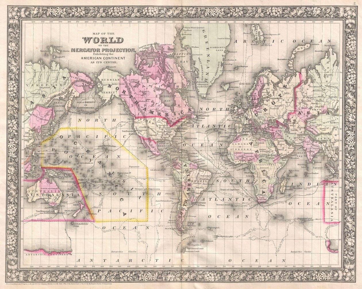 Geographicus af Samuel Augustus Mitchell