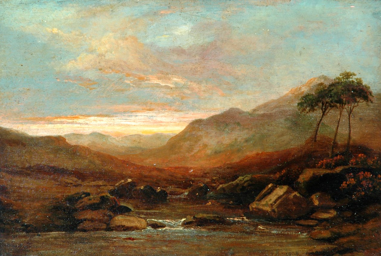 Landskab, 1822 af Samuel Bough