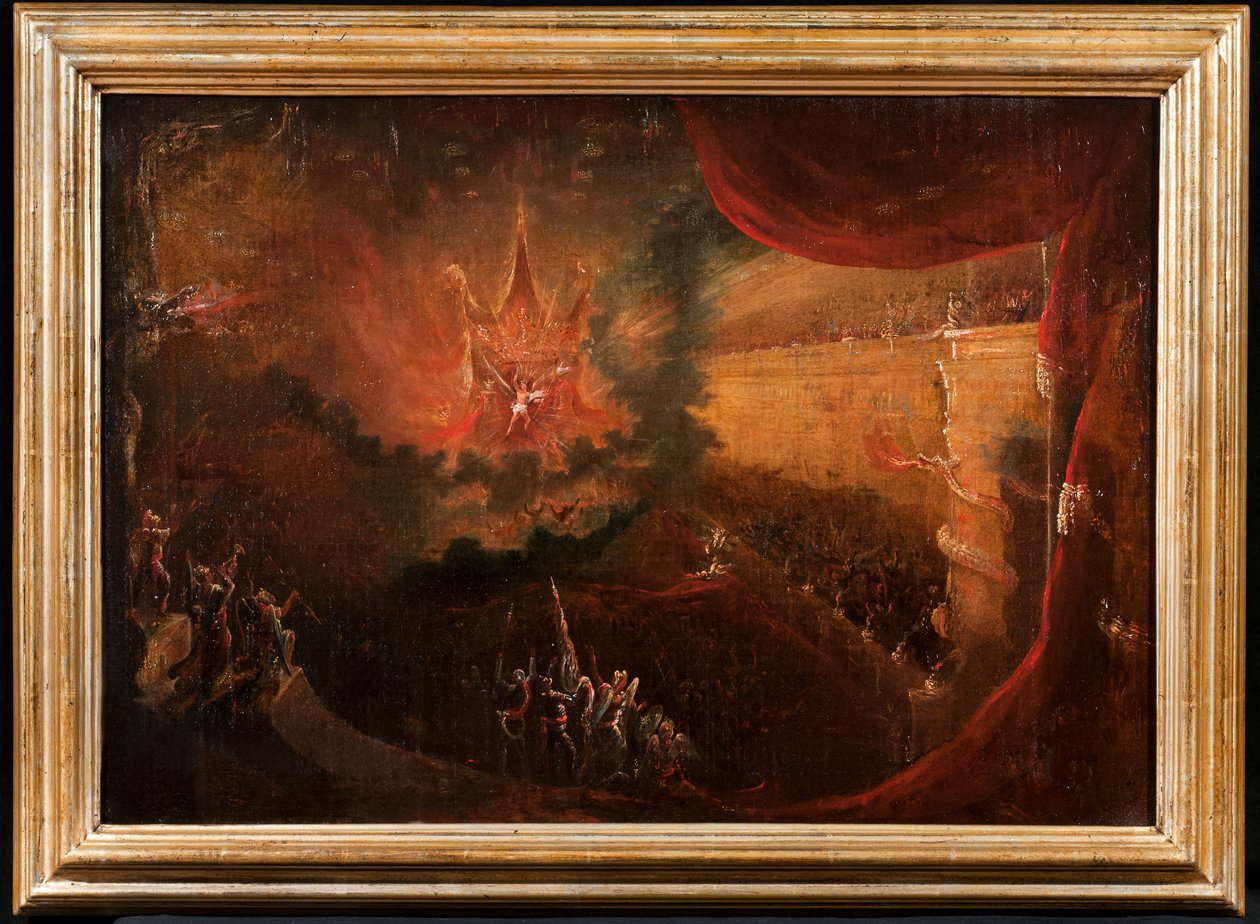 Satan troner i helvede af Samuel Colman