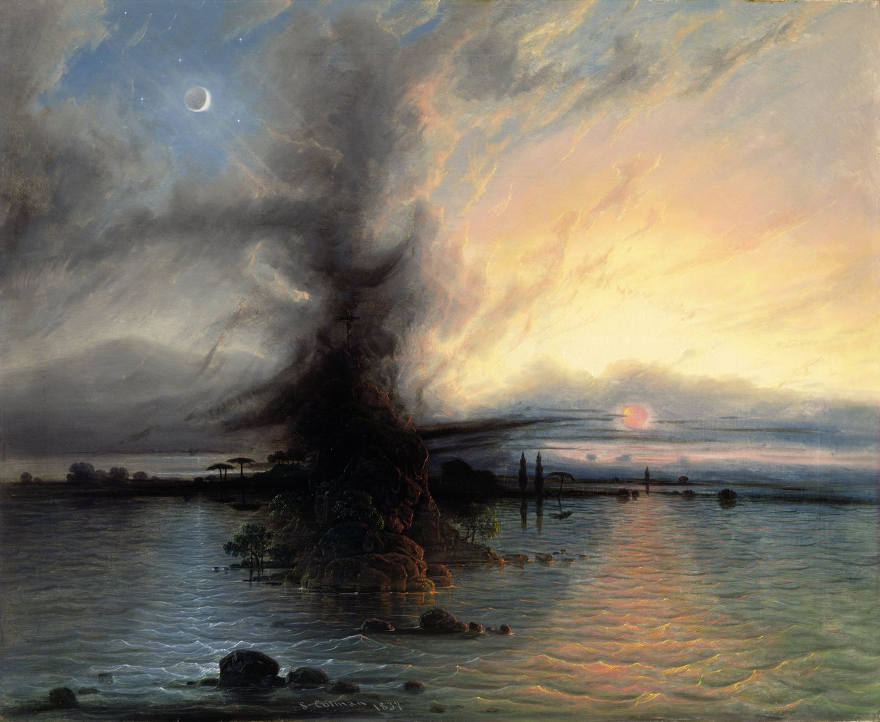 Frelsens Klippe, 1837 af Samuel Colman