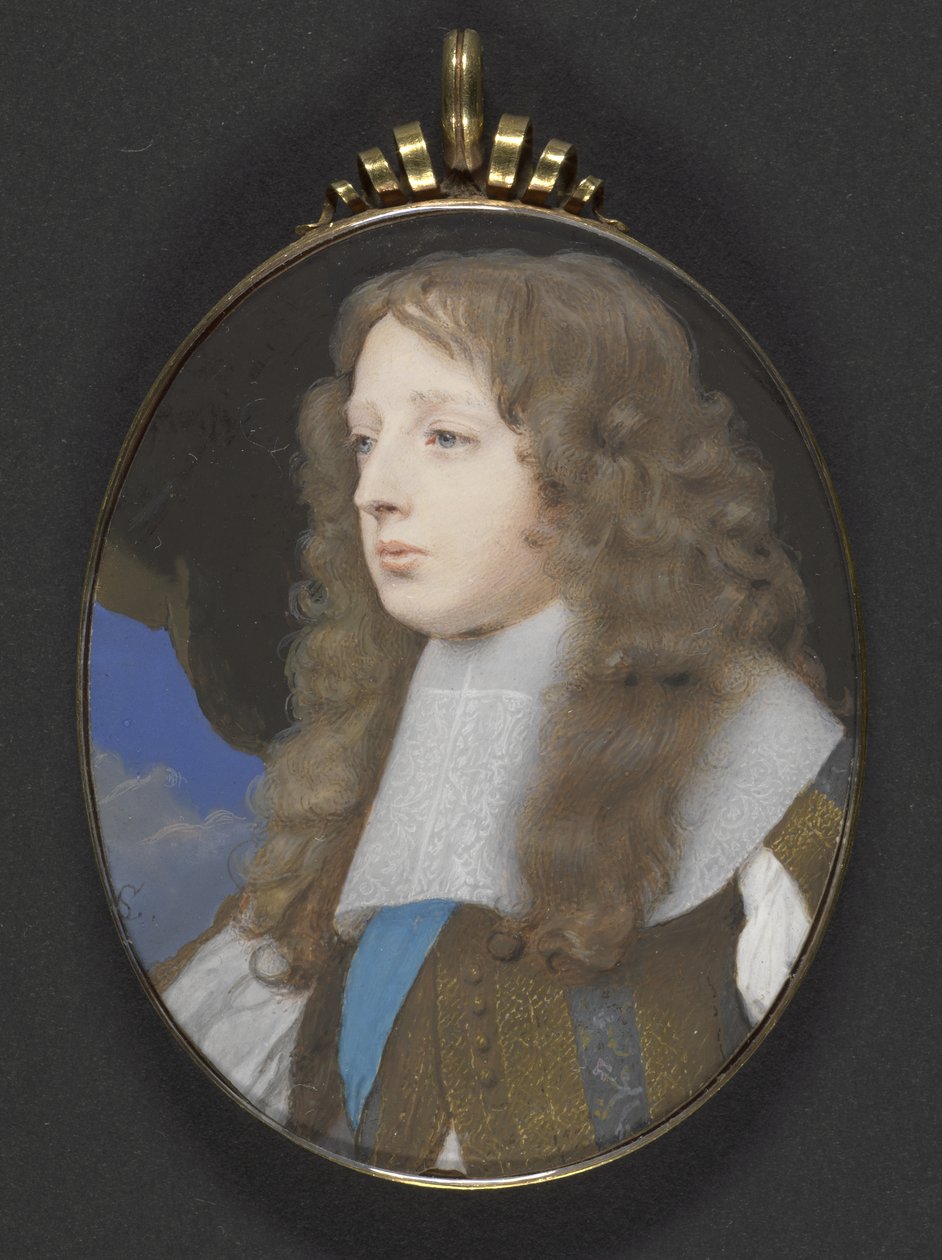 Charles Stuart (1639-72) 3. hertug af Richmond, ca. 1665-70 (kropsfarve på papir) af Samuel Cooper