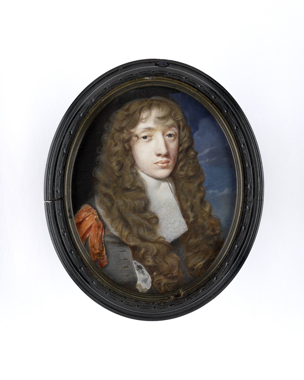 Portrætminiature af John Wilmot, 2. jarl af Rochester, ca.1660-5 (wc på pergament) af Samuel Cooper