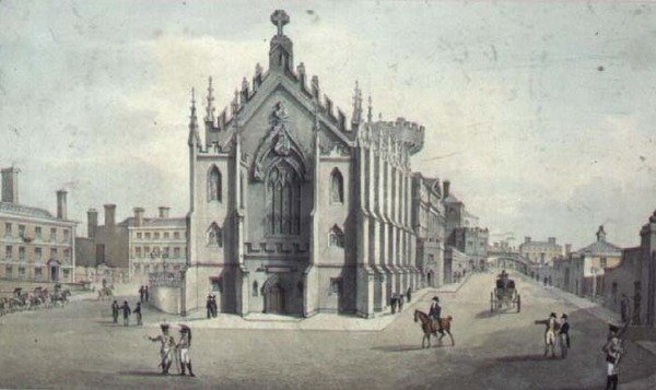 Castle Chapel, Dublin af Samuel Frederick Brocas