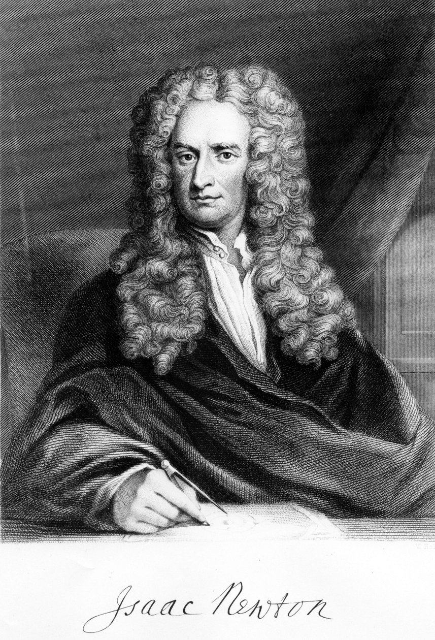 Isaac Newton af Samuel Freeman