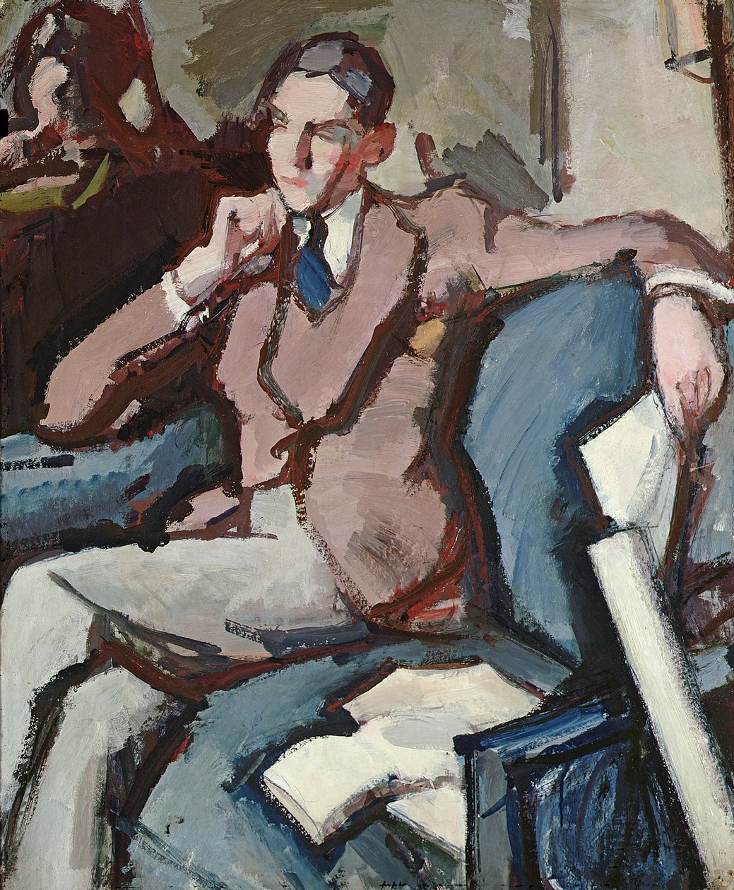 Portræt af Willie Peploe af Samuel John Peploe