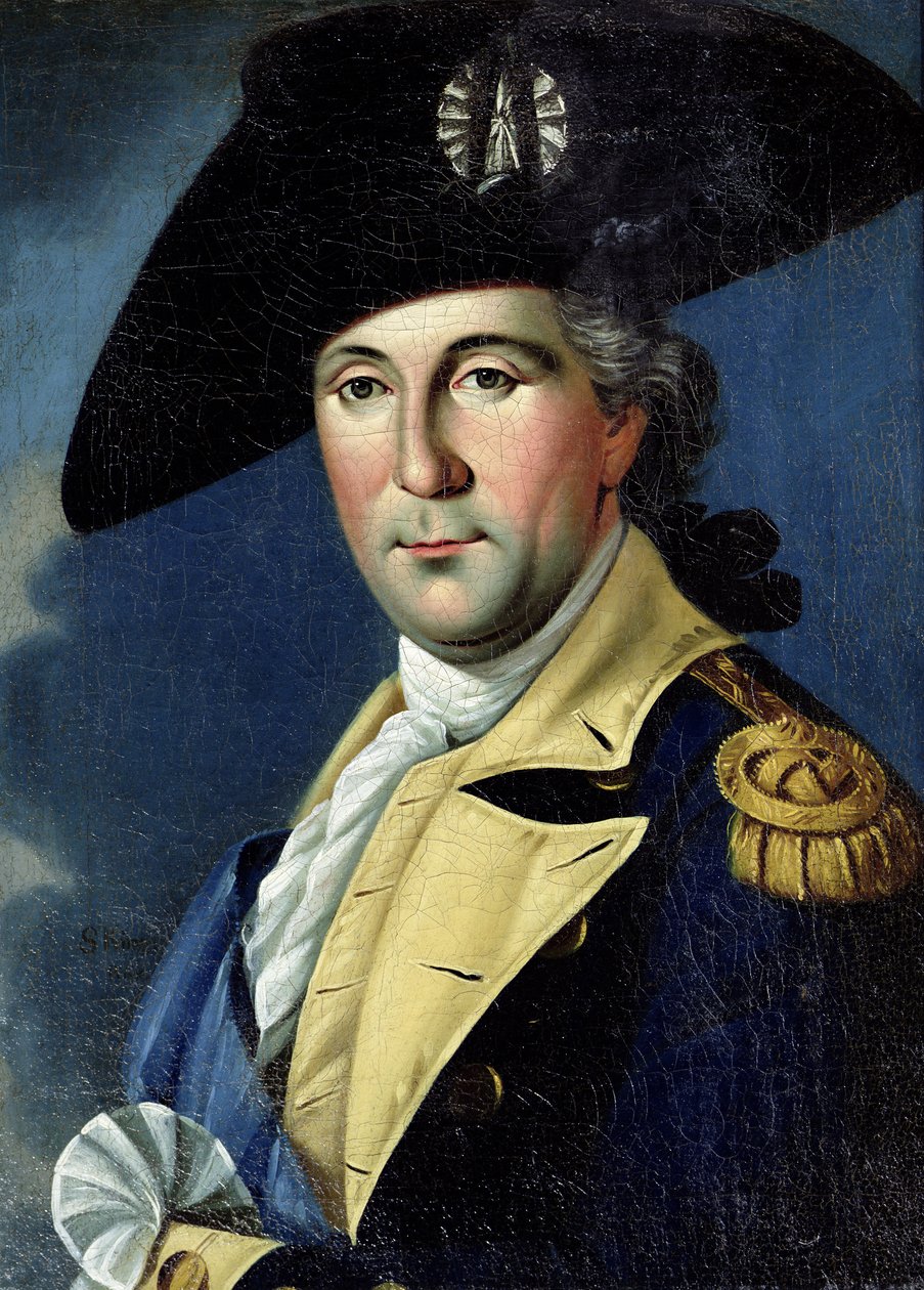 George Washington (1732-99) af Samuel King
