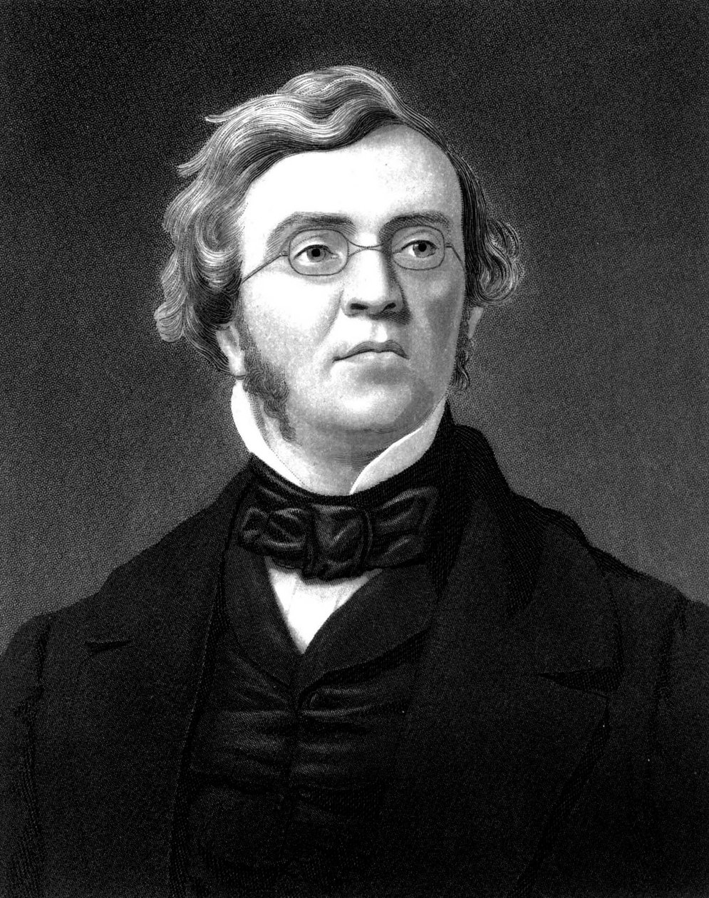 William Makepeace Thackeray gravering af Samuel Lawrence