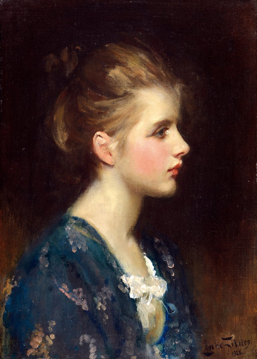 Nina, 1923 af Samuel Luke Fildes