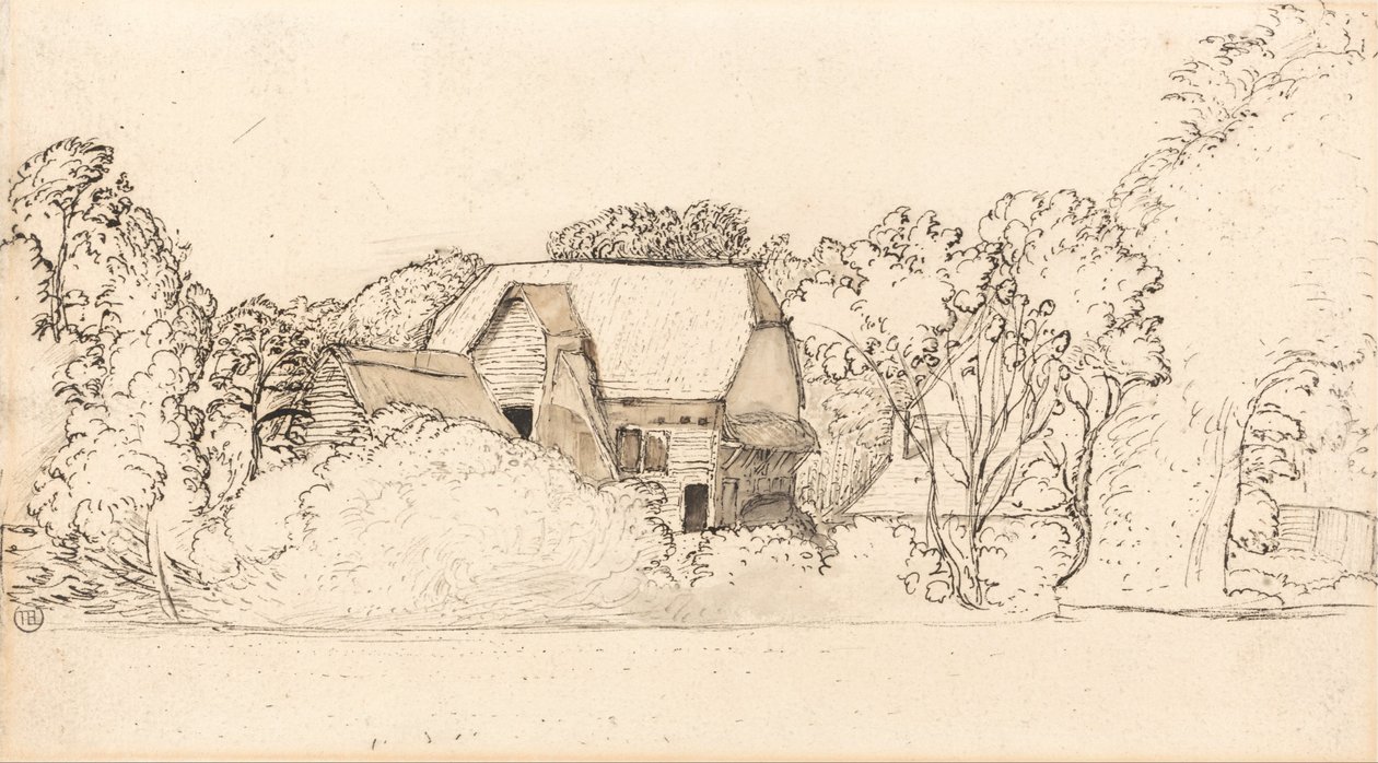 En gammel laden i Shoreham af Samuel Palmer