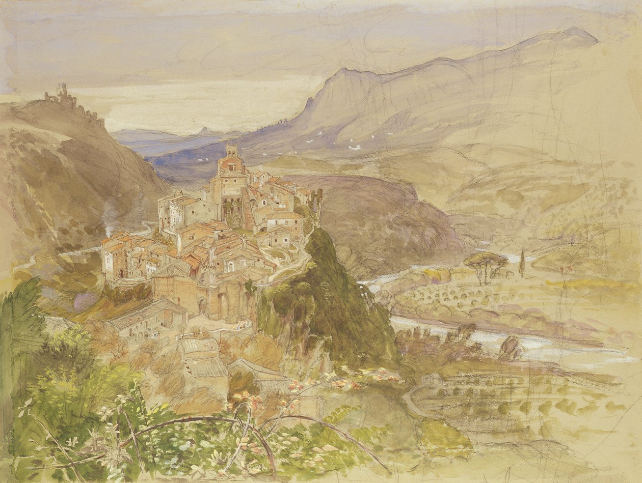 Italiensk Landskab af Samuel Palmer