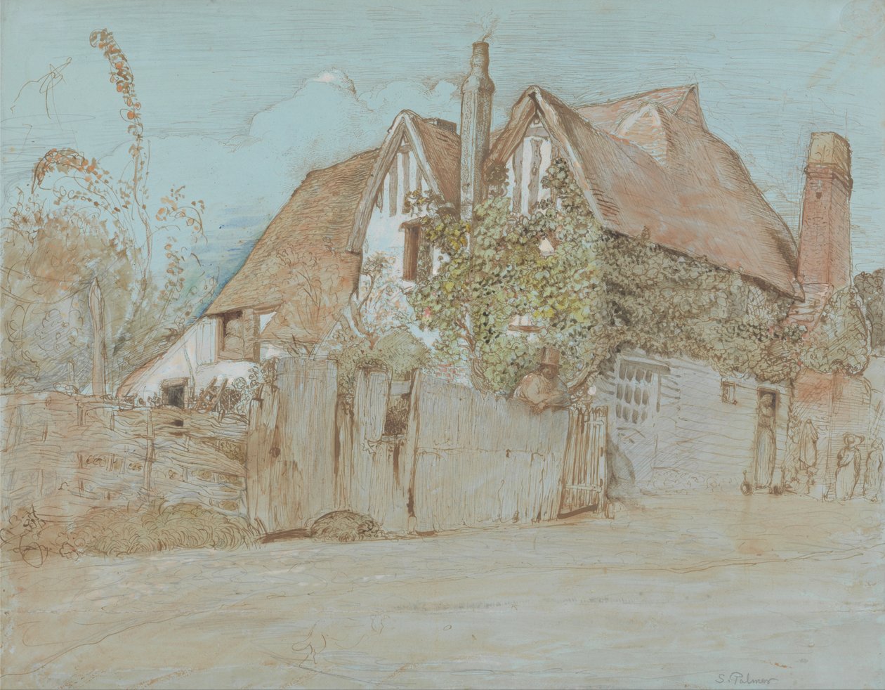 Ivy Cottage, Shoreham af Samuel Palmer