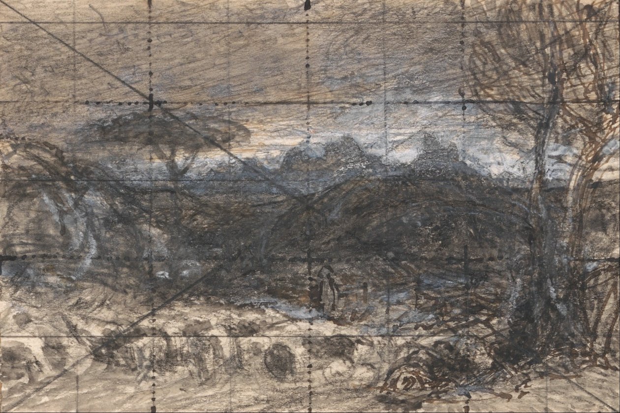Åbning af folden- tidlig morgen af Samuel Palmer