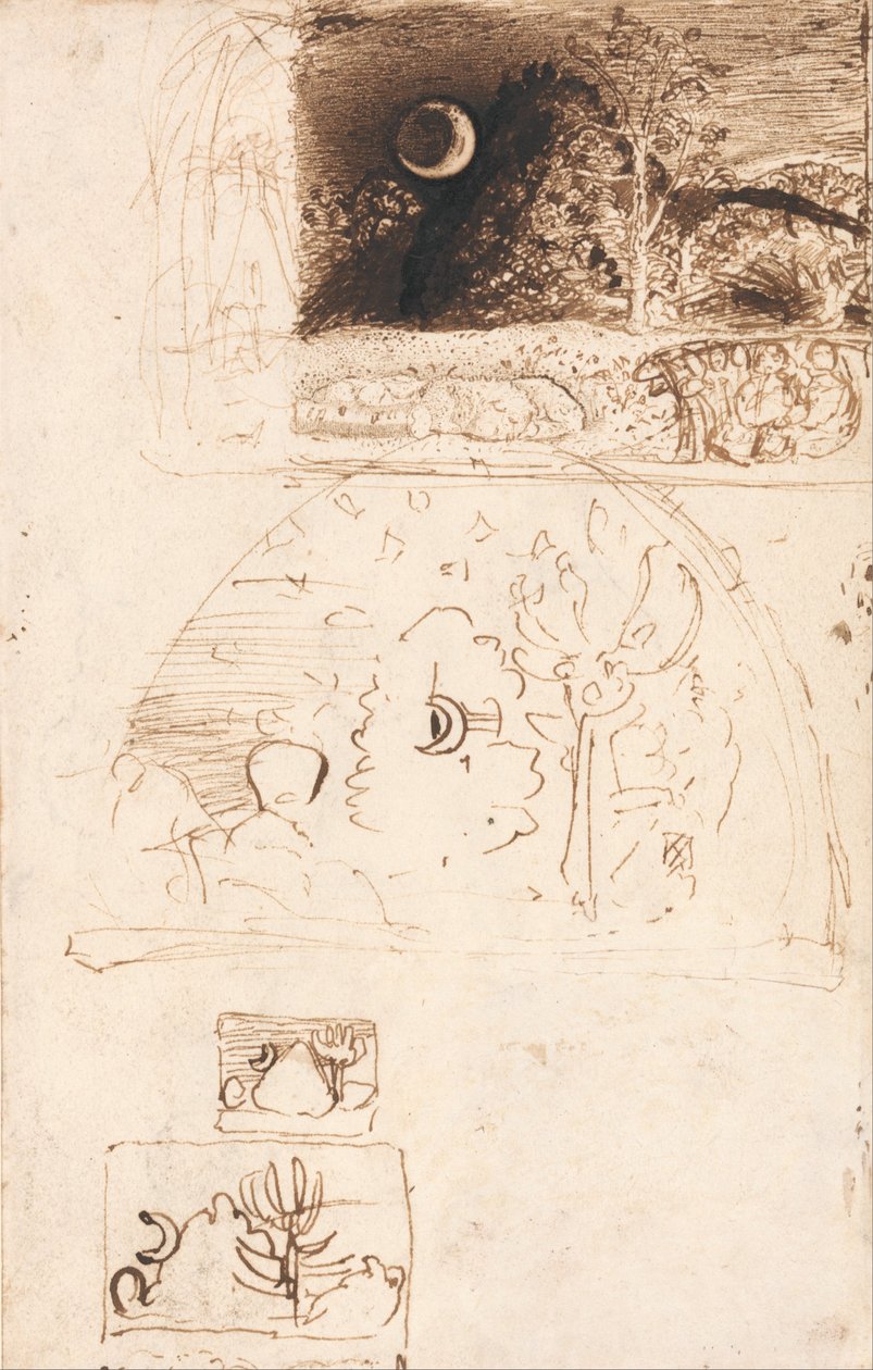 Halvmånen af Samuel Palmer
