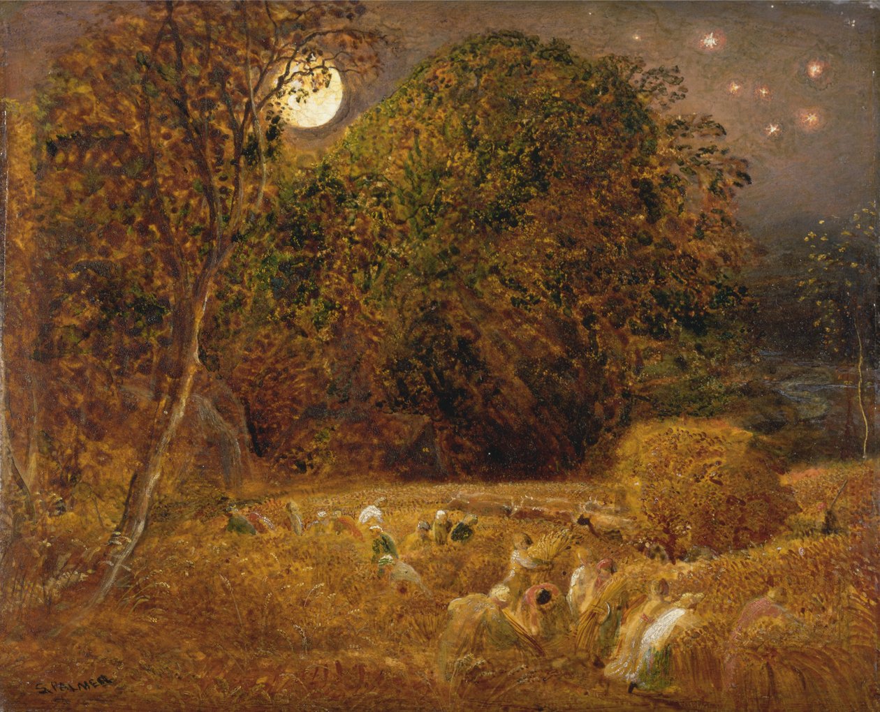 Høstmånen af Samuel Palmer