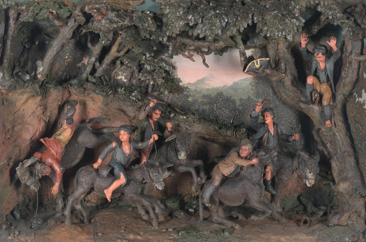 A Race of Chimney-sweeps on Donkeys af Samuel Percy