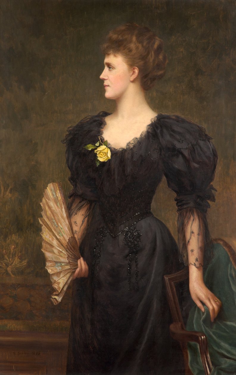 Portræt af fru Gillingham Smith, 1895 af Samuel Sidley