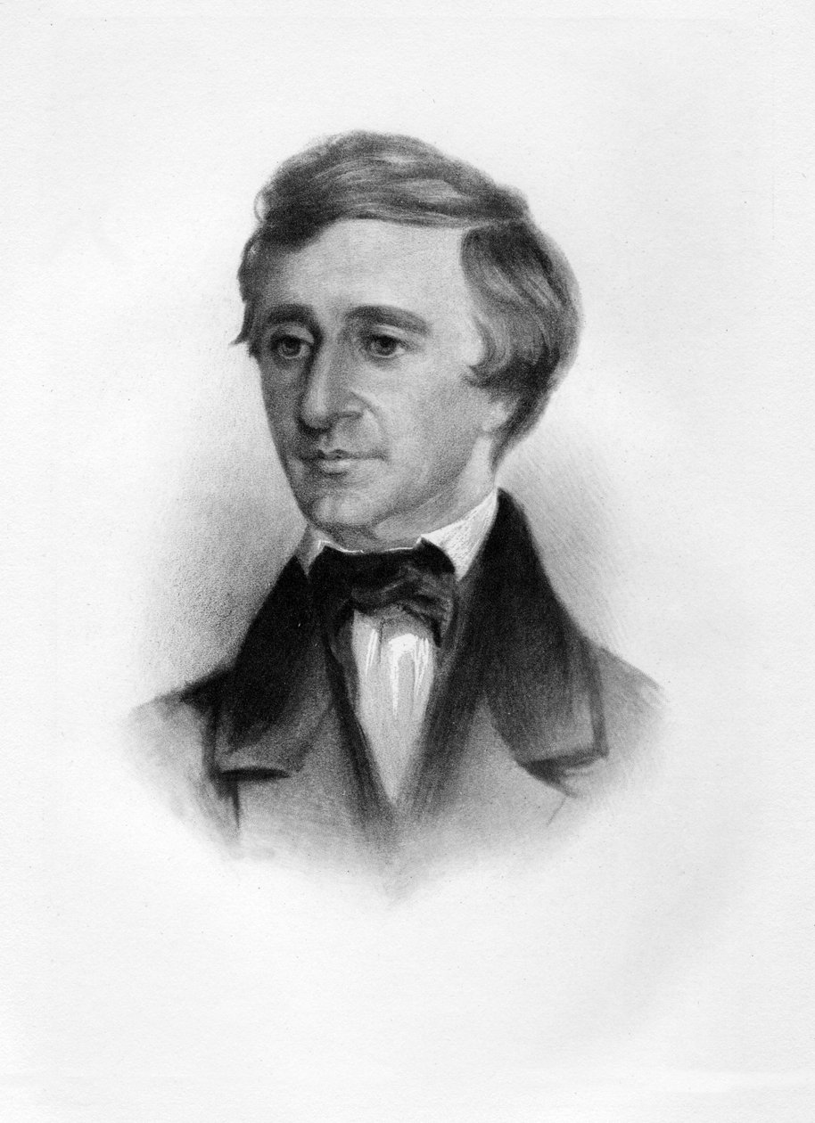 Henry David Thoreau, pub. C. 1854 af Samuel Worcester Rowse