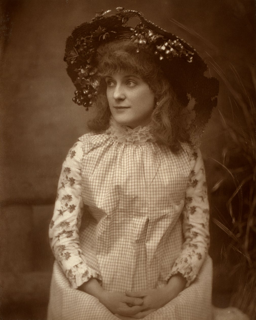 Minnie Palmer, amerikansk skuespillerinde, 1884 af Samuel A Walker