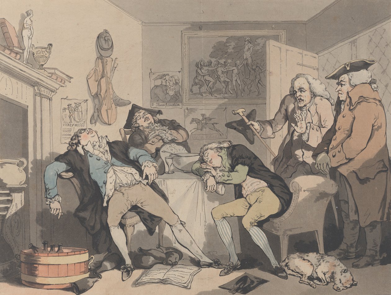 The Tempora, The Mores!, 1799. af Samuel Alken