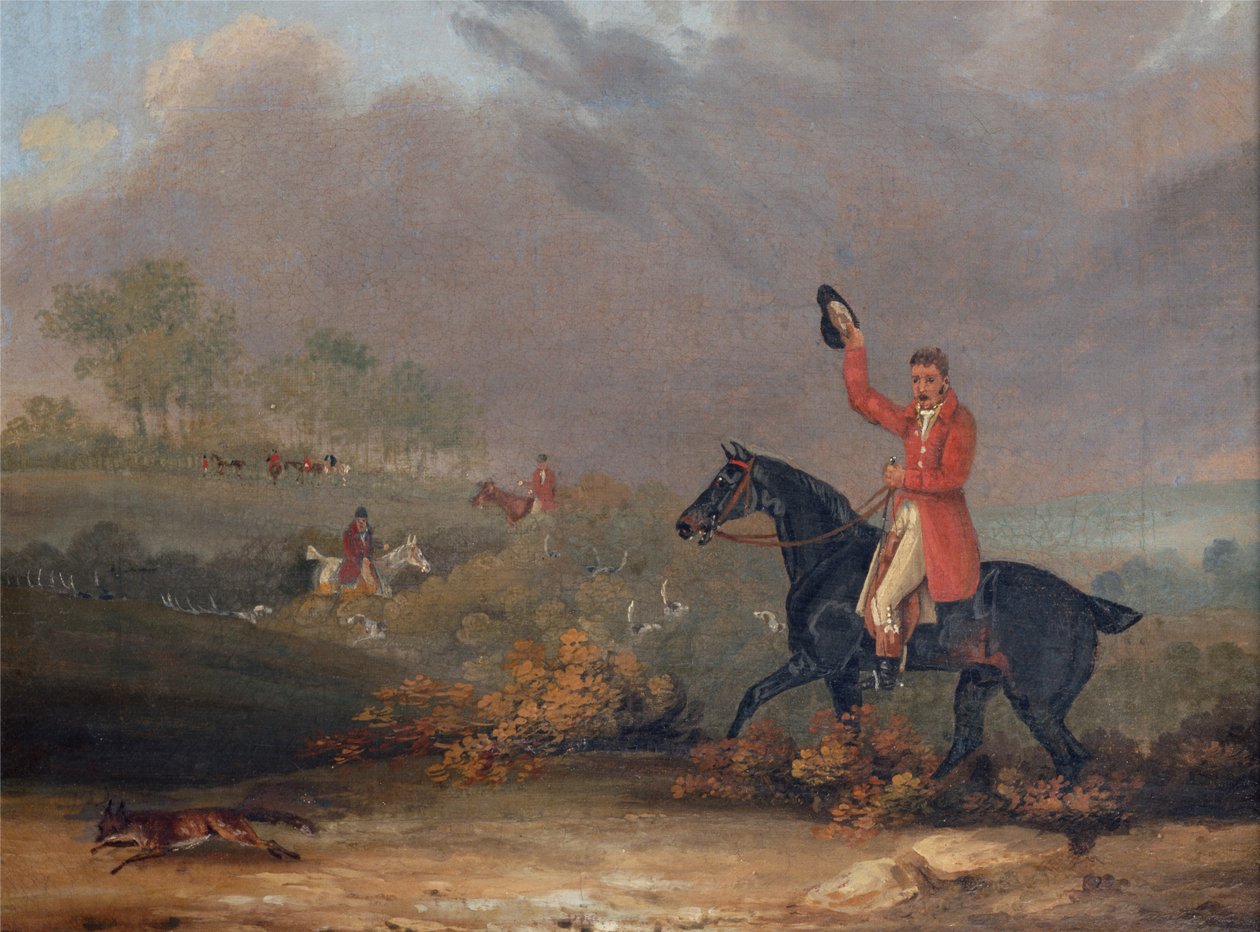 Fundet (olie på lærred) af Samuel Alken