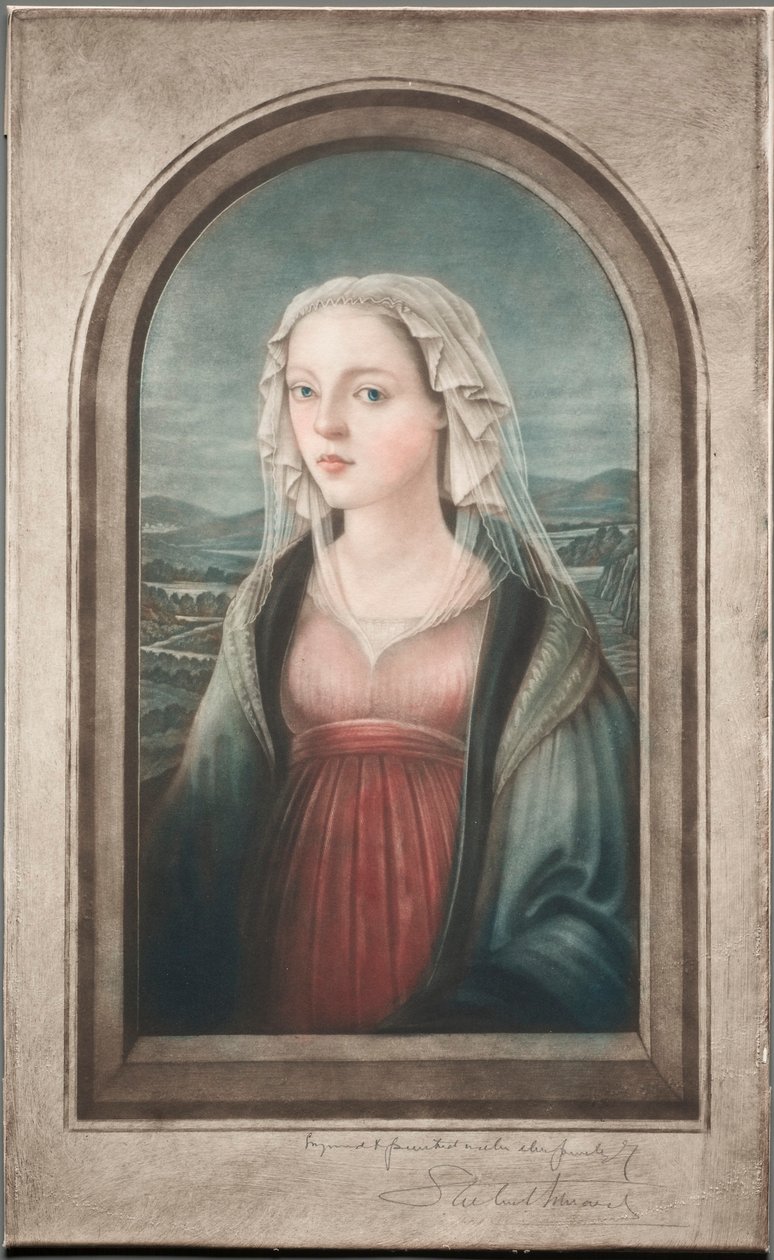 Madonna, det 19.-20. århundrede. af Samuel Arlent Edwards